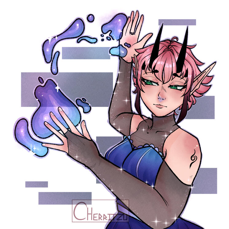 OC - Half Body - Basic BG